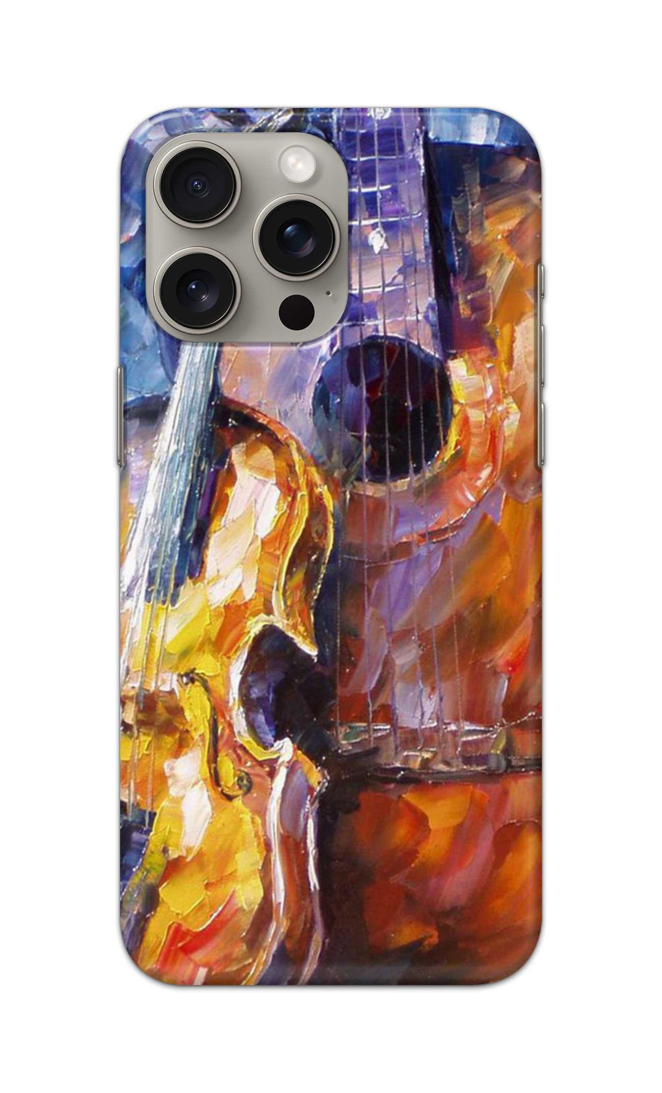 guitar painting theme  - Hard Case - SC329