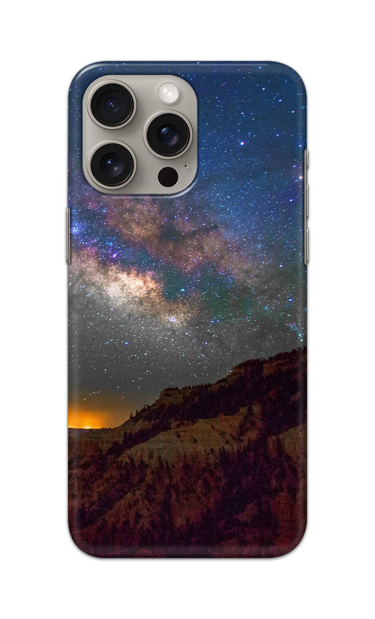 galaxy view from mountains theme  - Hard Case - SC335