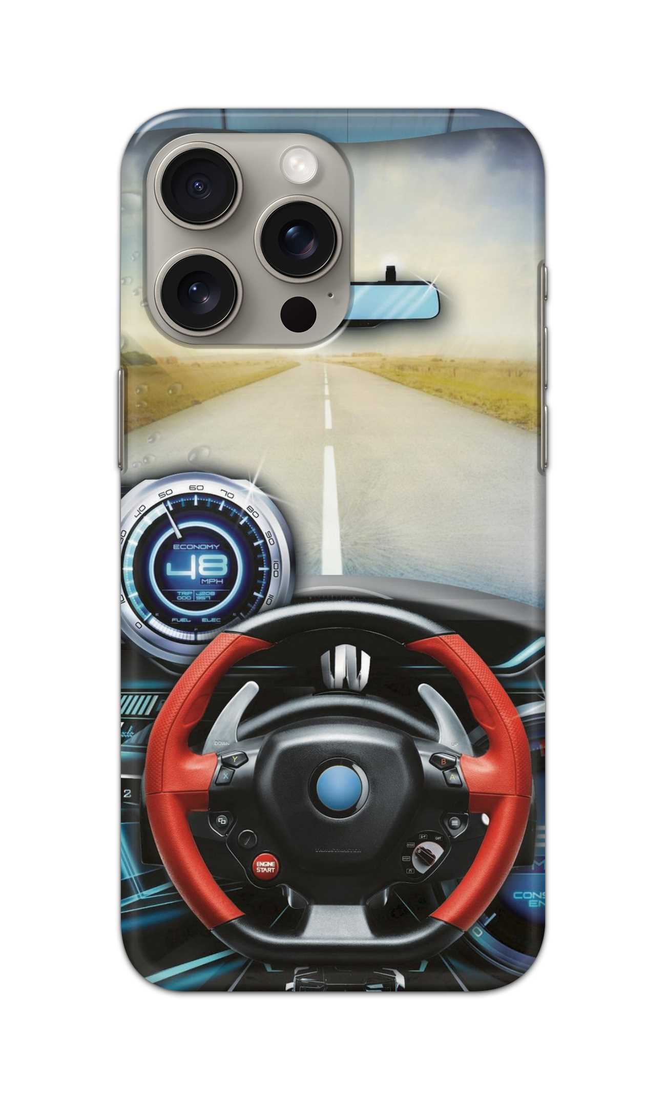 gaming car theme  - Hard Case - SC345