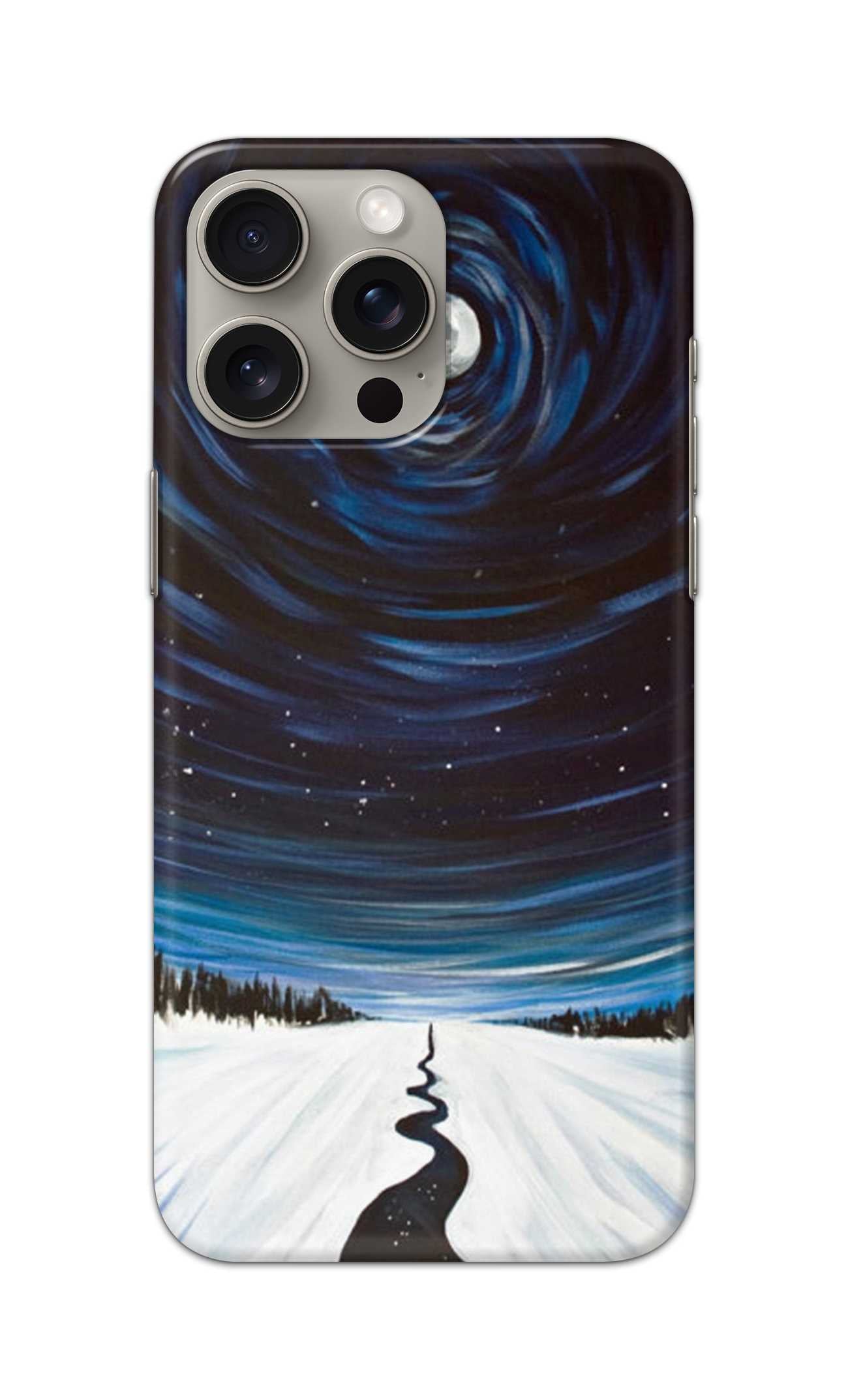 snow way and the moon theme  - Hard Case - SC346