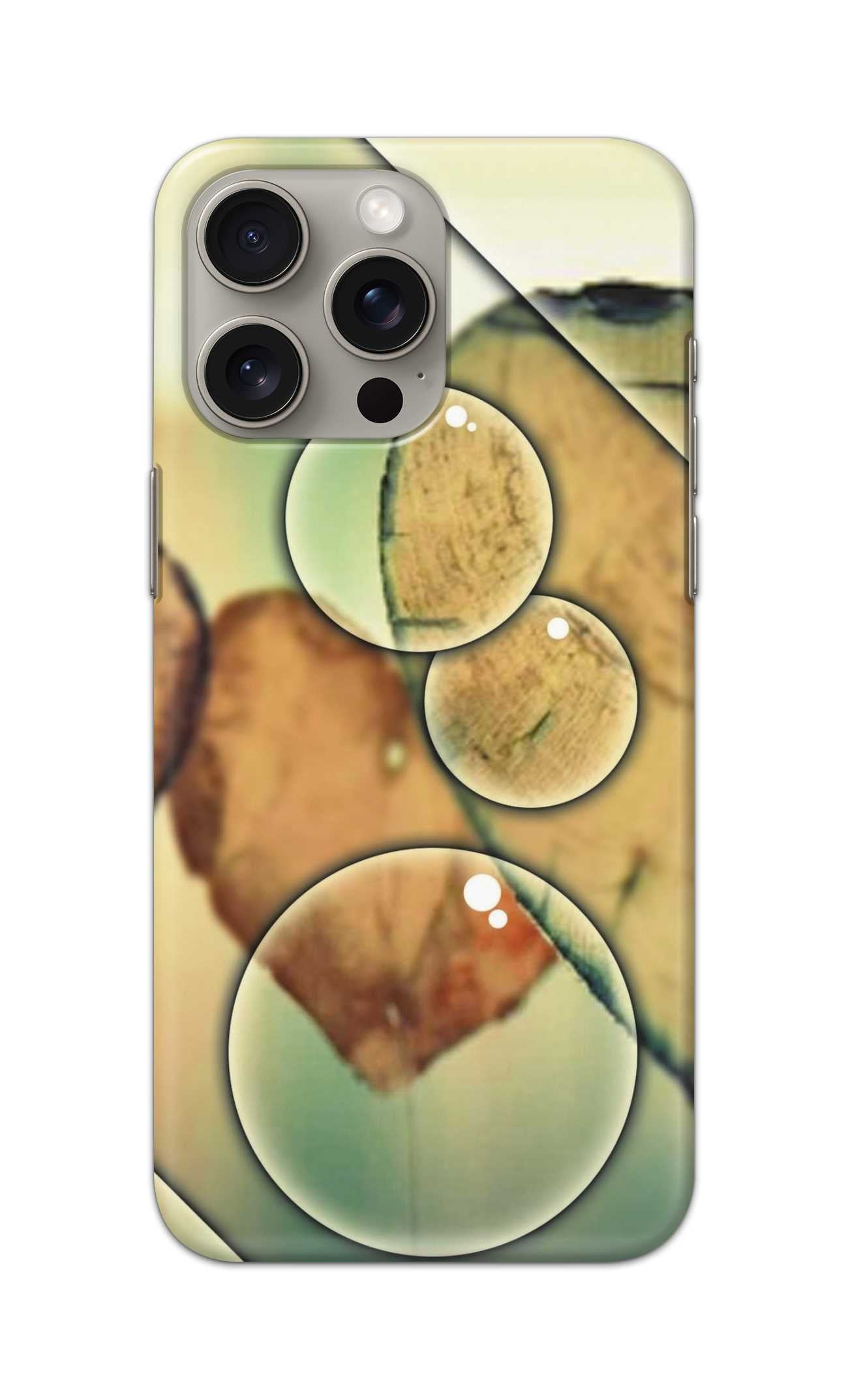 bubbles on the leaf theme  - Hard Case - SC357