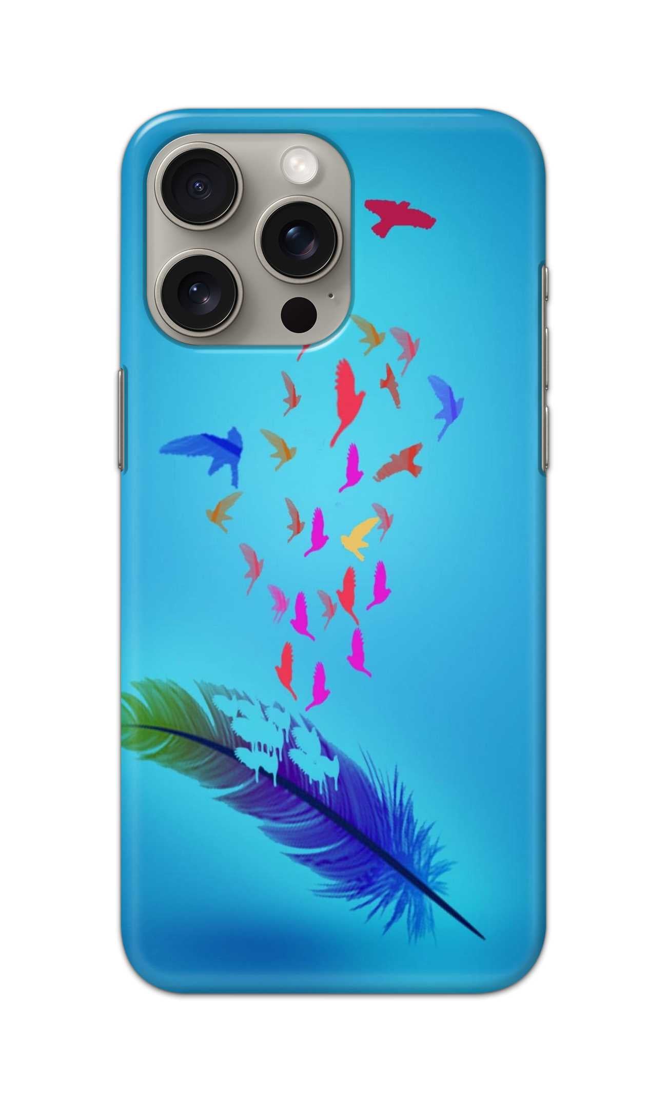 birds and feather theme  - Hard Case - SC370