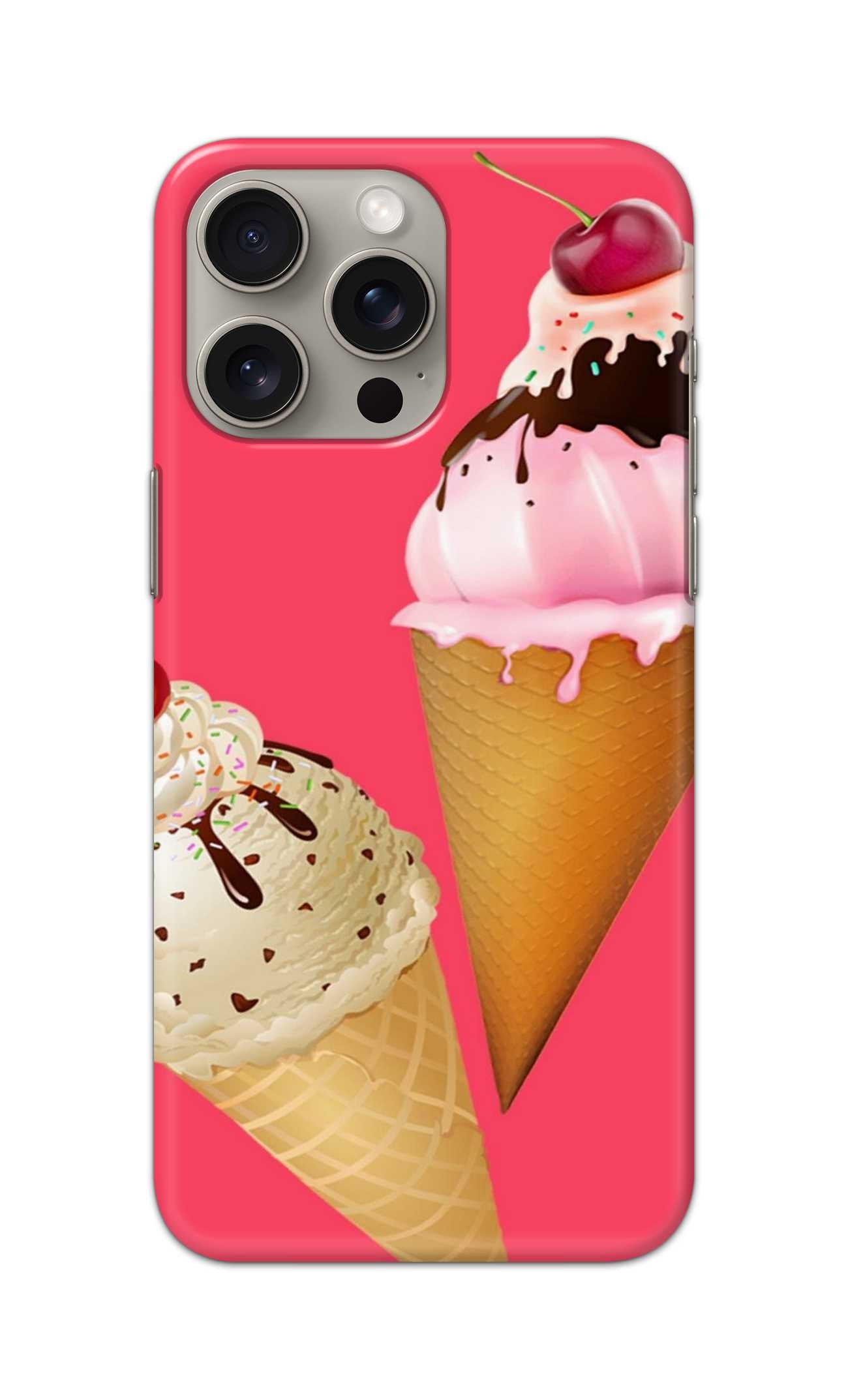 ice cream theme  - Hard Case - SC384