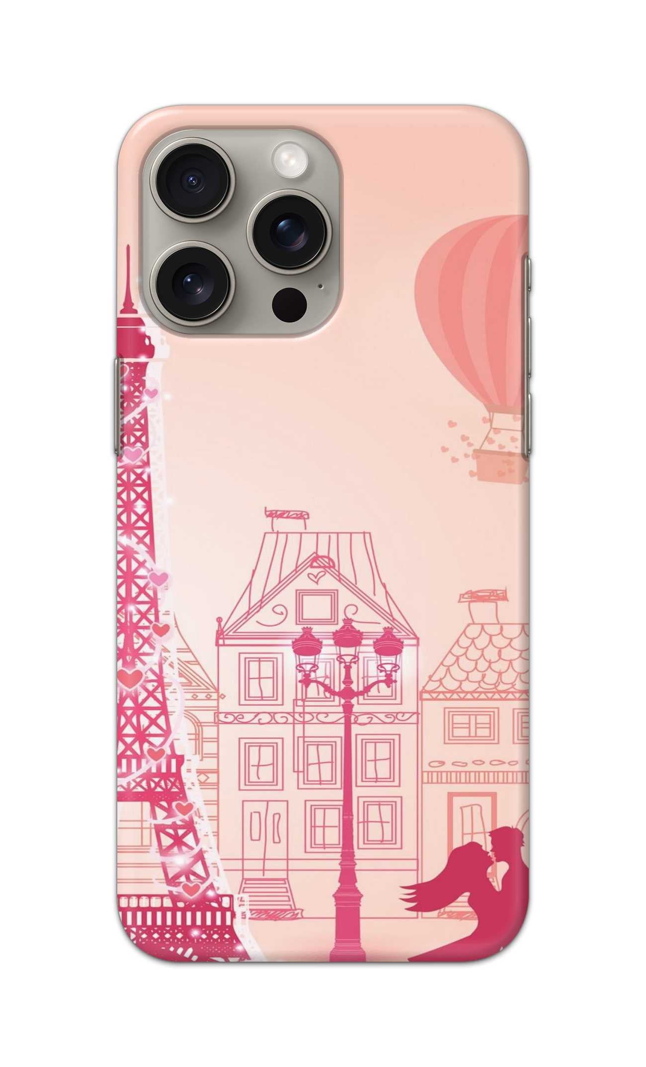 eiffel tower couple theme  - Hard Case - SC386