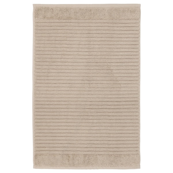 Bath mat, beige, 40x60 cm (16x24 ")