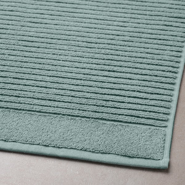 Bath mat, light grey-green, 40x60 cm (16x24 ")