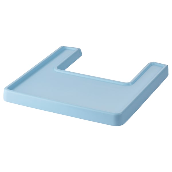 Highchair tray, light blue