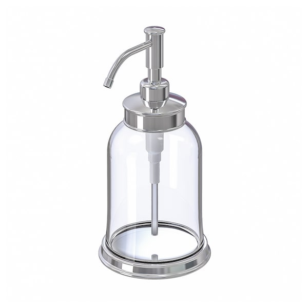 Soap dispenser, chrome-plated