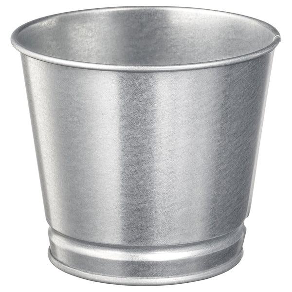 Plant pot, galvanised, 9 cm (3 ½ ")