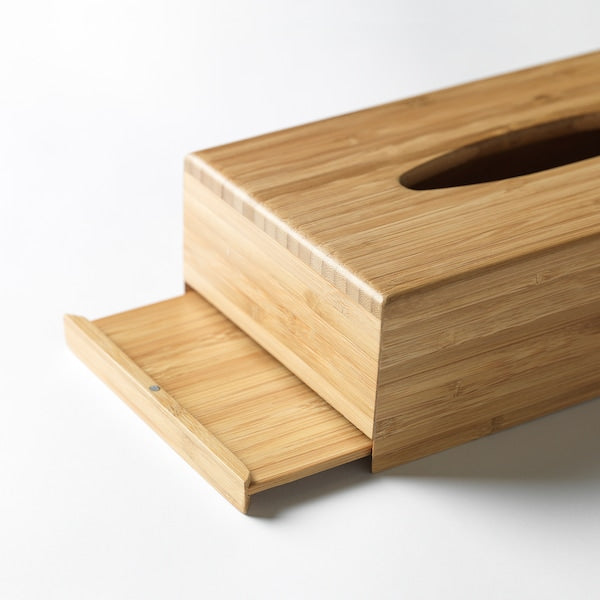 Box for tissues, bamboo, 26x14 cm (10x6 ")