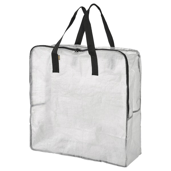 Storage bag, transparent, 65x22x65 cm (25 ½x8 ¾x25 ½ ")