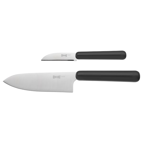 2-piece knife set, grey