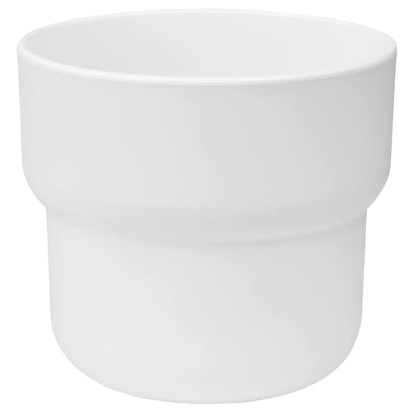 Plant pot, in/outdoor white, 9 cm (3 ½ ")