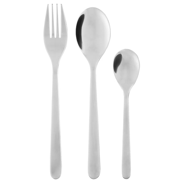 18-piece cutlery set, stainless steel