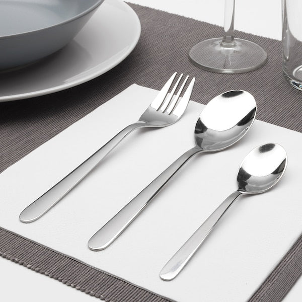 18-piece cutlery set, stainless steel