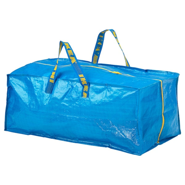 Trunk for trolley, blue, 73x35x30 cm 76 l (28 ¾x13 ¾x11 ¾ " 20 gallon)