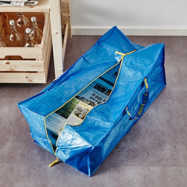 Trunk for trolley, blue, 73x35x30 cm 76 l (28 ¾x13 ¾x11 ¾ " 20 gallon)