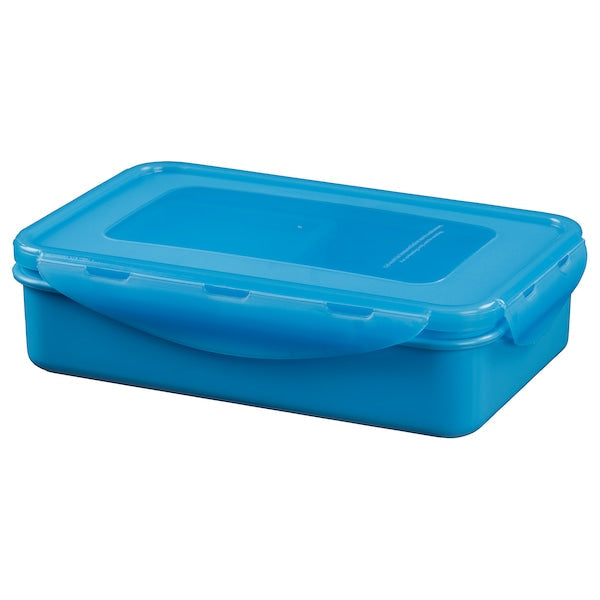 Lunch box, blue, 20x13x5 cm (7 ¾x5x2 ")