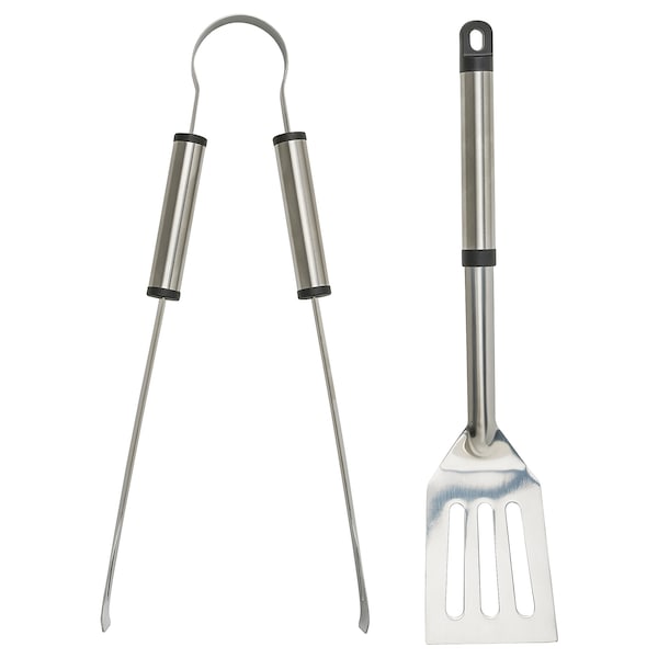 2-piece barbecue tools set, stainless steel