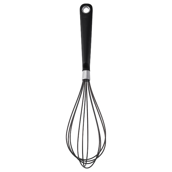 Balloon whisk, stainless steel/black