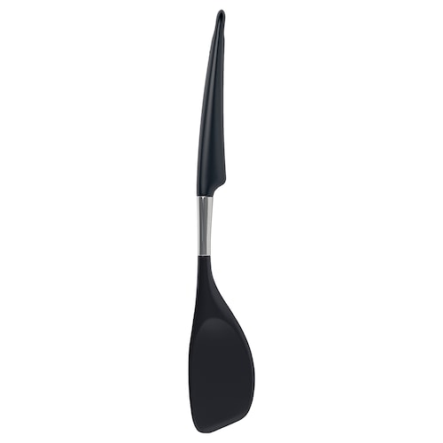 Stirring spatula, stainless steel/black