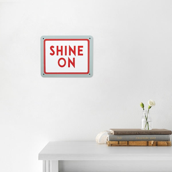 Wall decoration, shine on, 25x20 cm (9 ¾x7 ¾ ")