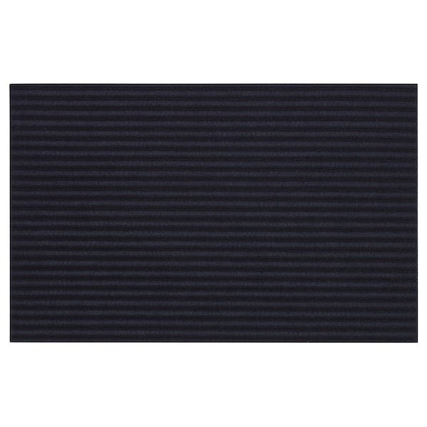 Door mat, dark blue, 35x55 cm (1 ' 2 "x1 ' 10 ")