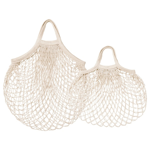 Net bag, set of 2, natural