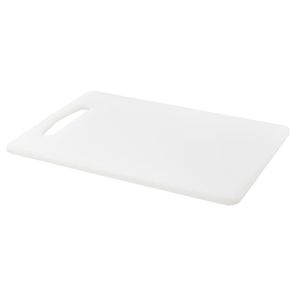 Chopping board, white, 34x24 cm (13 ½x9 ½ ")