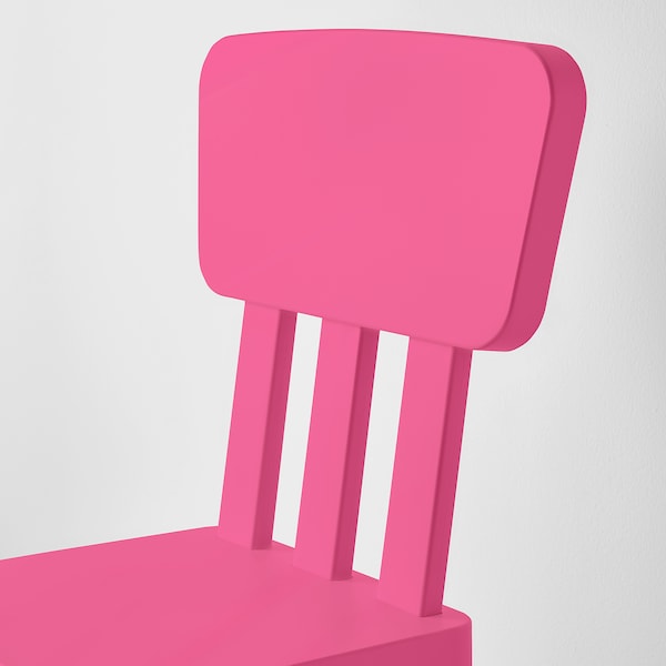 Children's chair, in/outdoor/pink