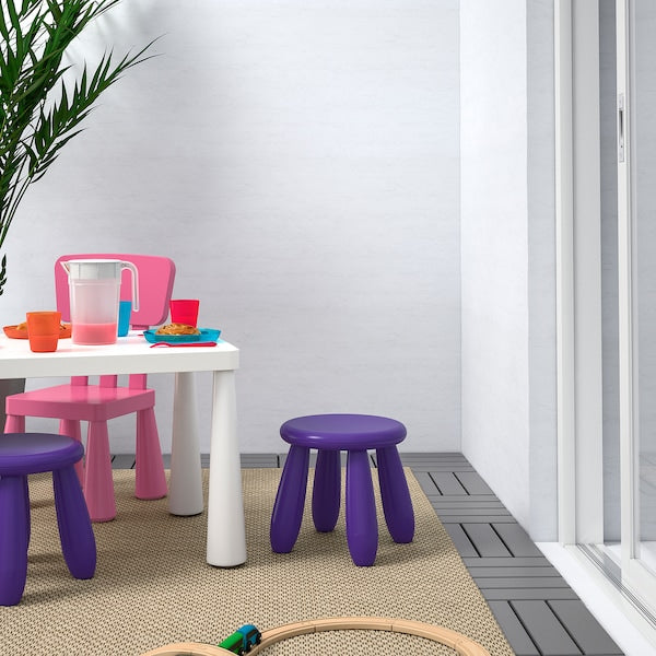 Children's stool, in/outdoor/dark lilac