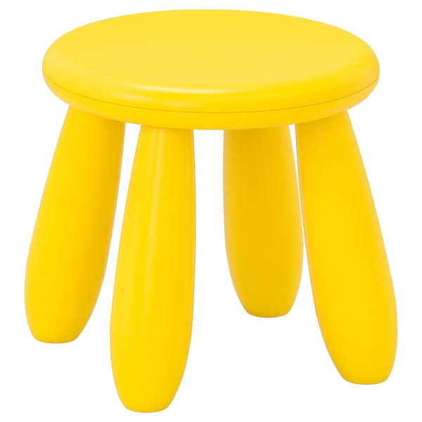 Children's stool, in/outdoor/yellow