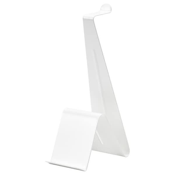 Headset/tablet stand, white