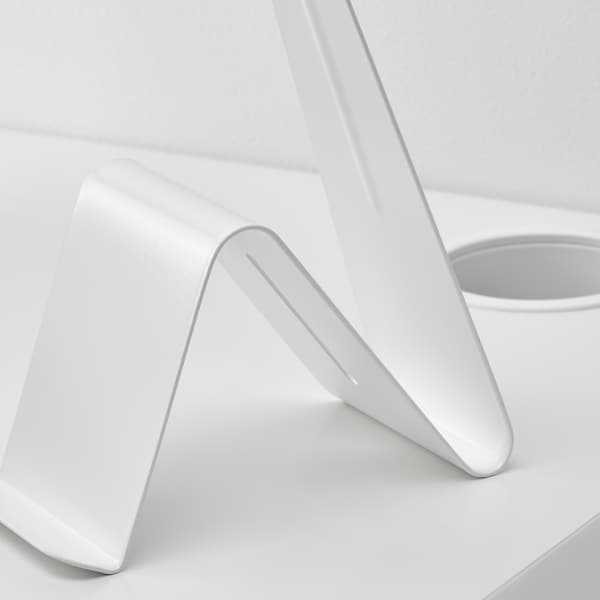 Headset/tablet stand, white