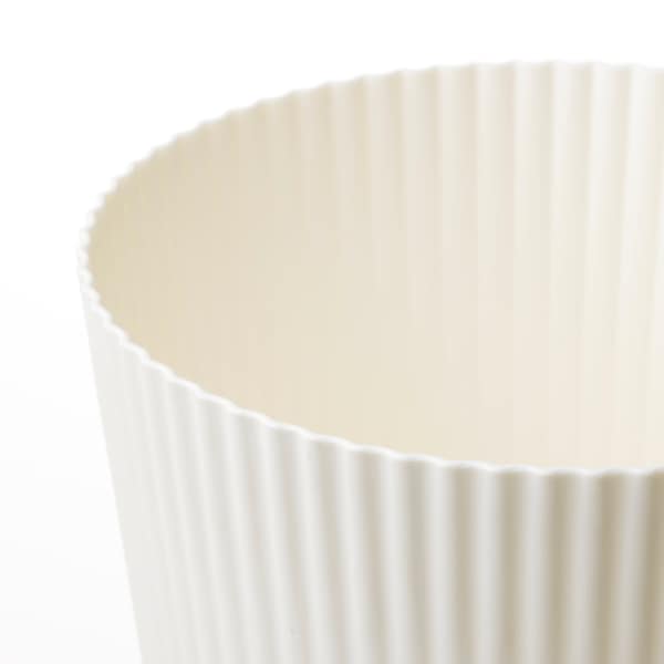 Plant pot, white, 12 cm (4 ¾ ")