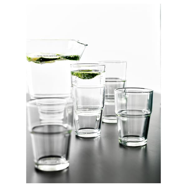 Glass, clear glass, 17 cl (6 oz)