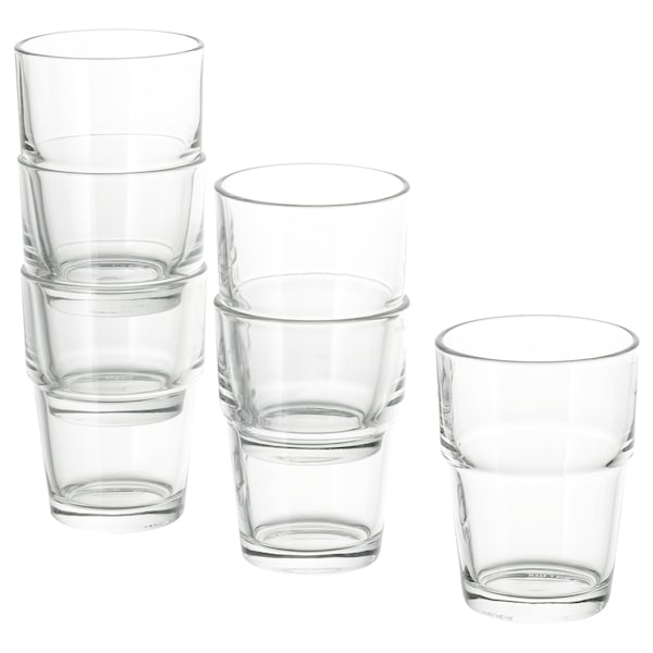 Glass, clear glass, 17 cl (6 oz)