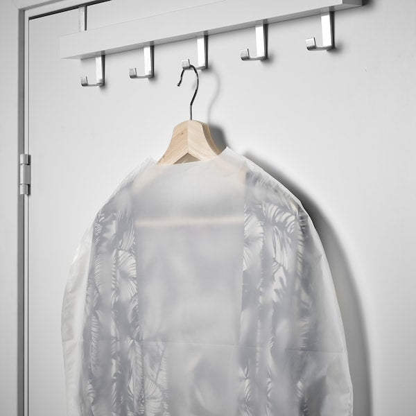 Clothes cover, transparent white