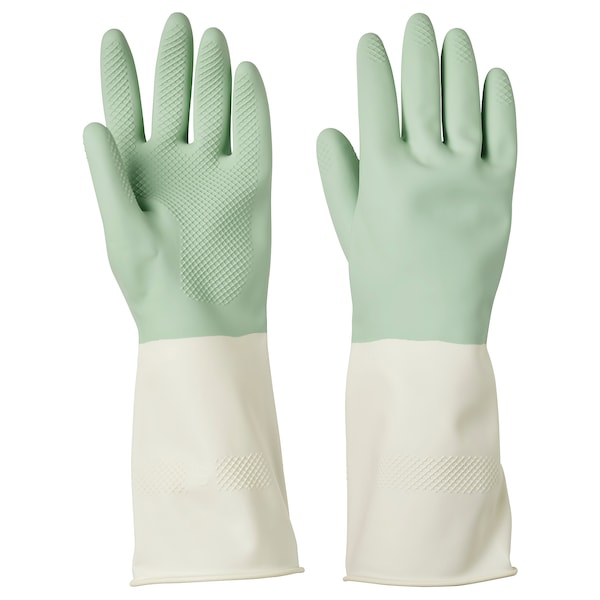 Cleaning gloves, green, S