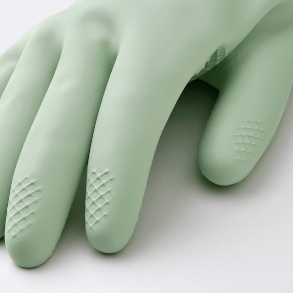 Cleaning gloves, green, S