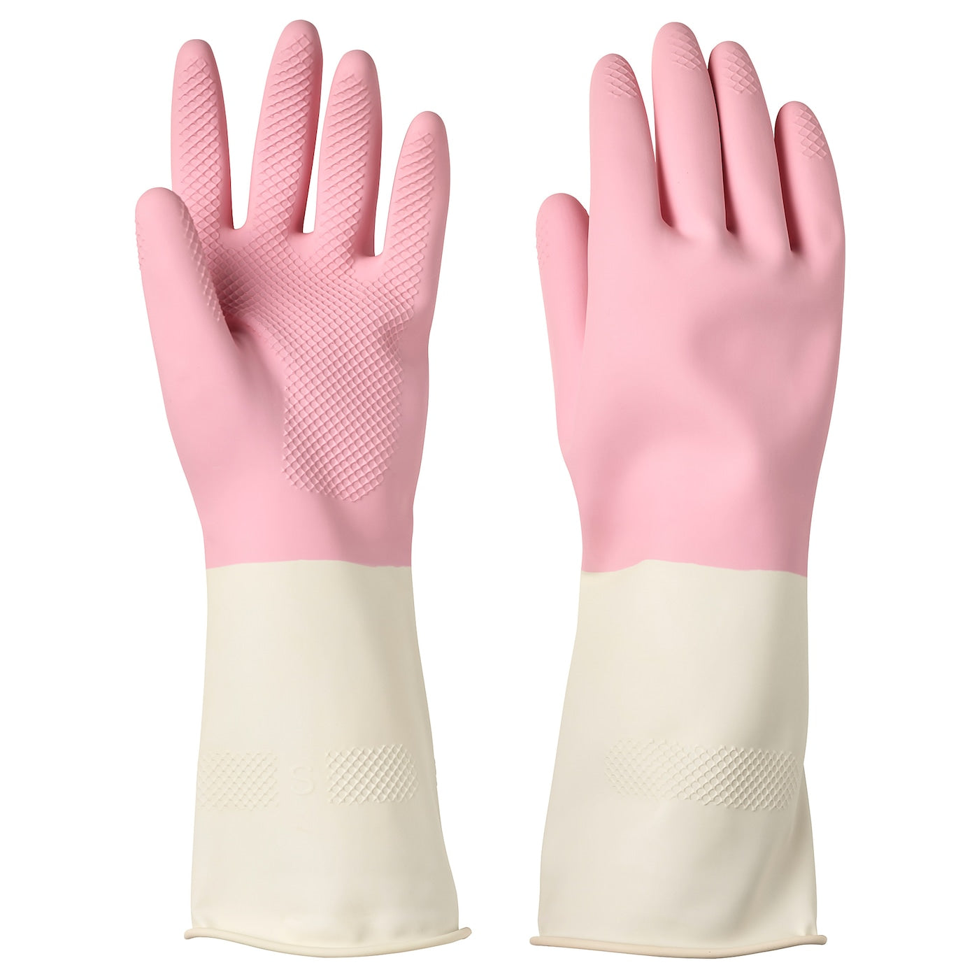 Cleaning gloves, pink, S