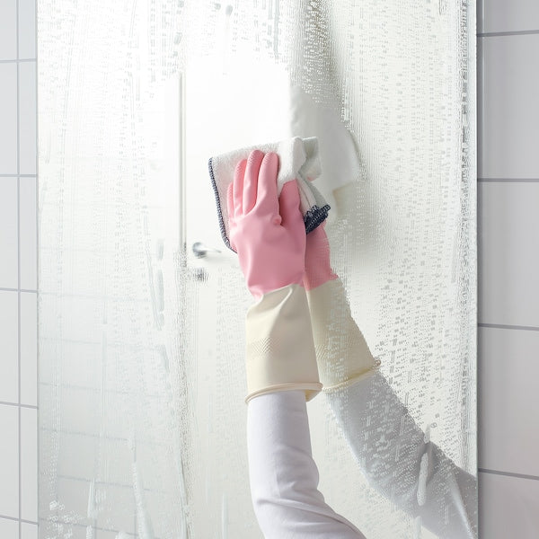 Cleaning gloves, pink, S