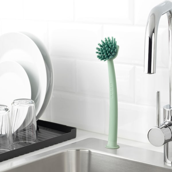 Dish-washing brush, green