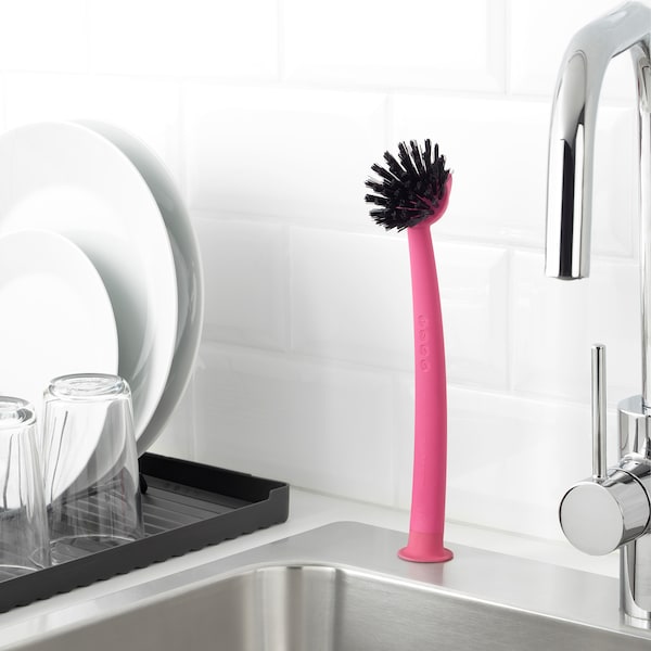 Dish-washing brush, pink