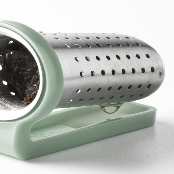 Tea infuser, light green/blue