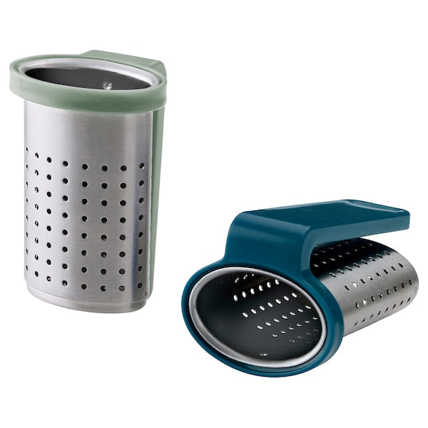 Tea infuser, light green/blue