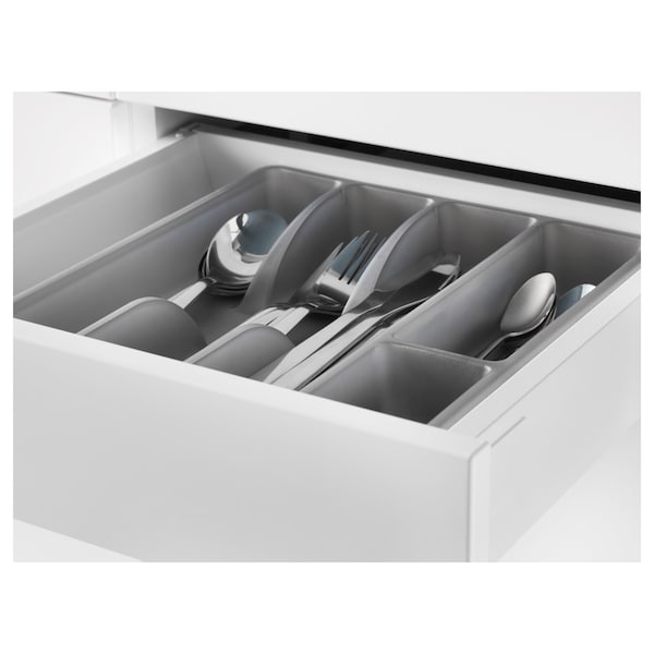 Cutlery tray, grey, 31x26 cm (12x10 ")