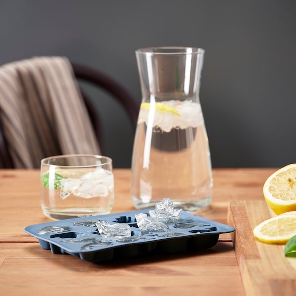 Ice cube tray, dark blue