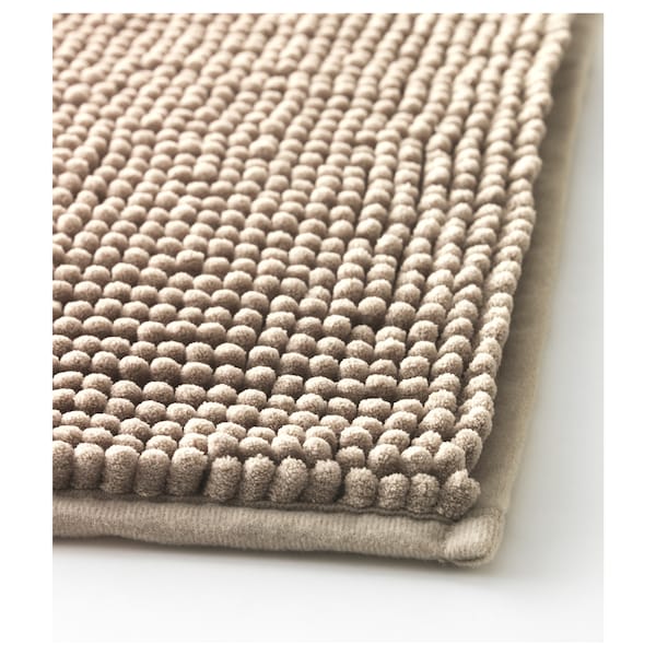 Bath mat, beige, 40x60 cm (16x24 ")