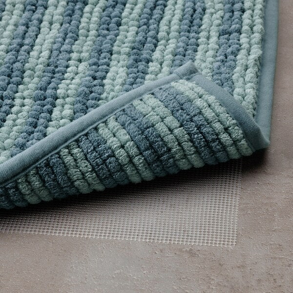 Bath mat, striped/blue, 40x60 cm (16x24 ")